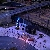 Modelové železnice - Vánoční trhy
