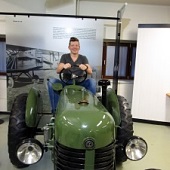 Zemědělské muzeum - Houba na traktoru