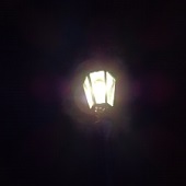 Plynová lampa na Karlově mostě
