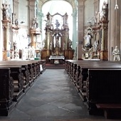 Prohlídka kostela v Mníšku pod Brdy