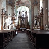 Prohlídka kostela v Mníšku pod Brdy