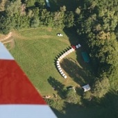 Letecké snímky našeho tábora