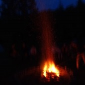 Táborový oheň