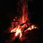 Táborový oheň